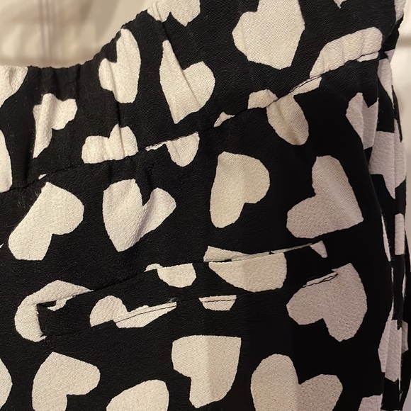 Kate Spade Dancing Hearts pull on drawstring jogger pants XS size 0 - Picture 7 of 8